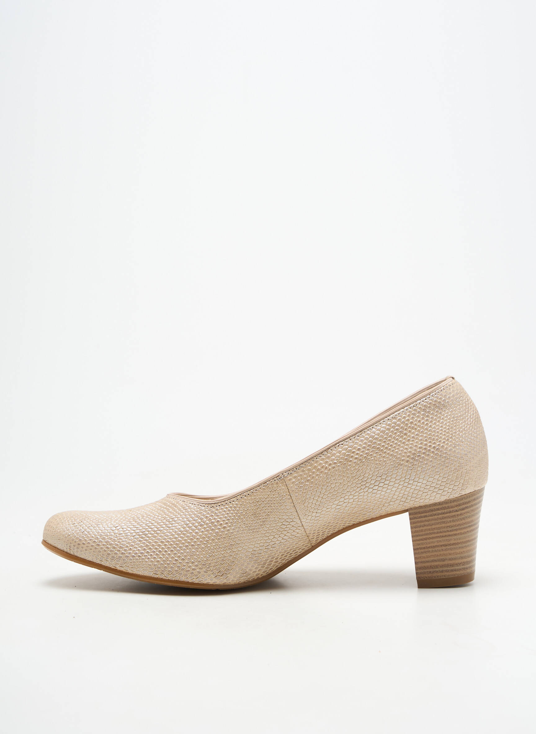 Escarpins talon de 4 à 6cm beige ARTIKA SOFT femme