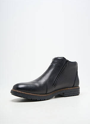 Bottines/boots matière lisse talon plat jusqu'à 3cm noir RIEKER femme