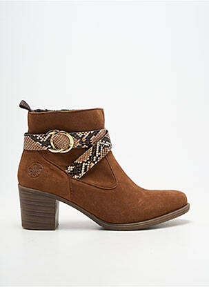 Bottines/boots talon bottier talon de 4 à 6cm marron RIEKER femme