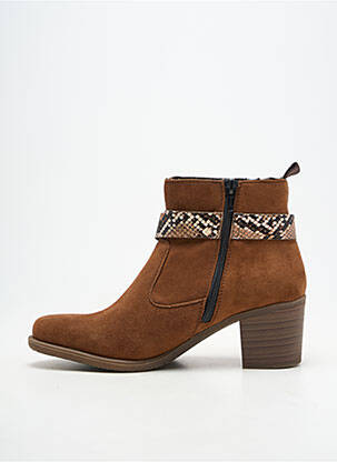 Bottines/boots talon bottier talon de 4 à 6cm marron RIEKER femme