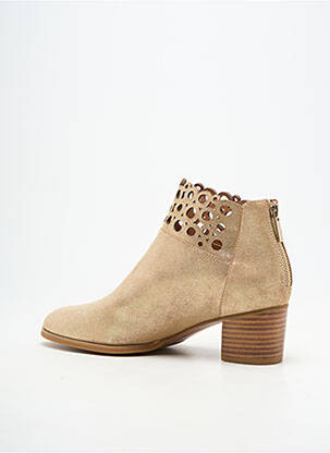 Bottines/boots bout rond talon de 4 à 6cm or MAM'ZELLE femme