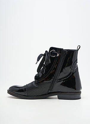 Bottines/boots matière lisse talon plat jusqu'à 3cm noir MYMA femme