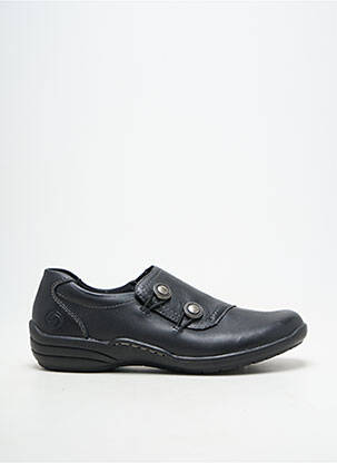 Baskets fermeture elastique talon plat jusqu'à 3cm noir REMONTE femme