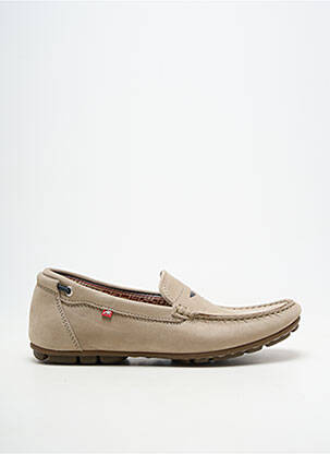 Chaussures bâteau bout rond bout rond beige FLUCHOS homme