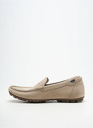 Chaussures bâteau bout rond bout rond beige FLUCHOS homme