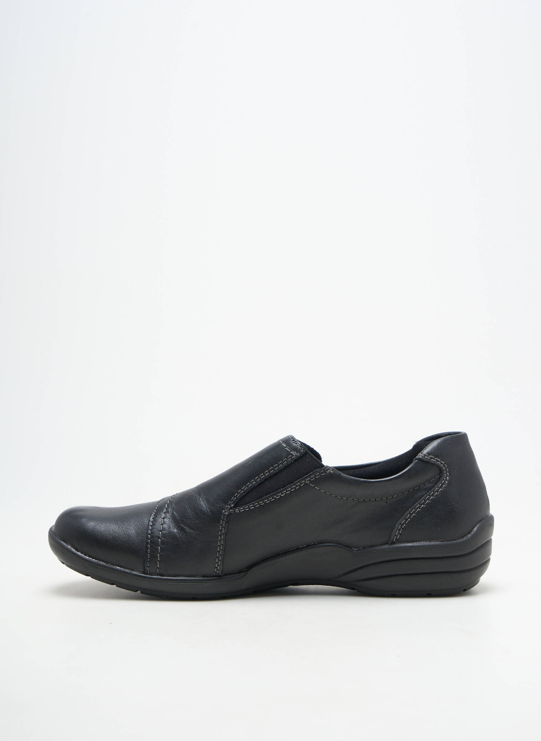 Baskets fermeture elastique talon plat jusqu'à 3cm noir REMONTE femme