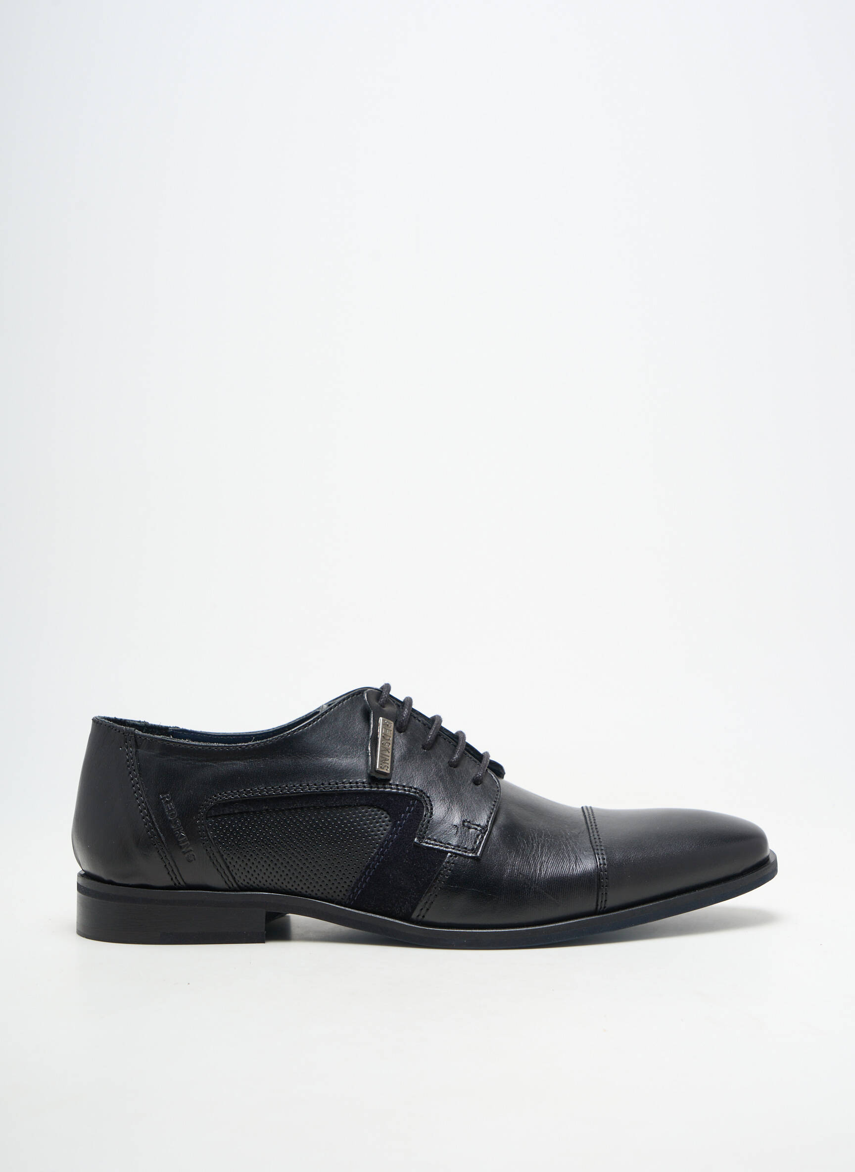 Mocassins matière lisse talon bas noir REDSKINS homme