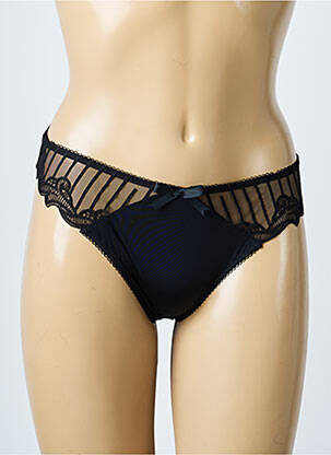 Culotte tissage satiné noir CHARNOS femme