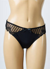Culotte tissage satiné noir CHARNOS femme