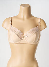 Soutien-gorge effet matière satinée haut soutien-gorge emboitant beige CHARNOS femme