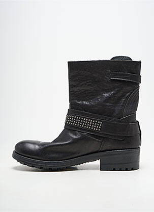Bottines/boots matière lisse talon de 4 à 6cm noir PLAYA femme
