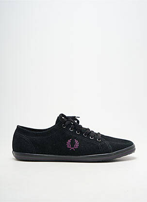 Baskets bout rond bout rond noir FRED PERRY homme