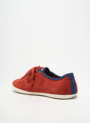 Baskets bout rond bout rond rouge FRED PERRY homme