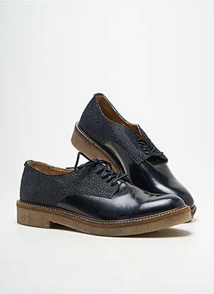 Derbies matière lisse talon plat jusqu'à 3cm noir KICKERS femme