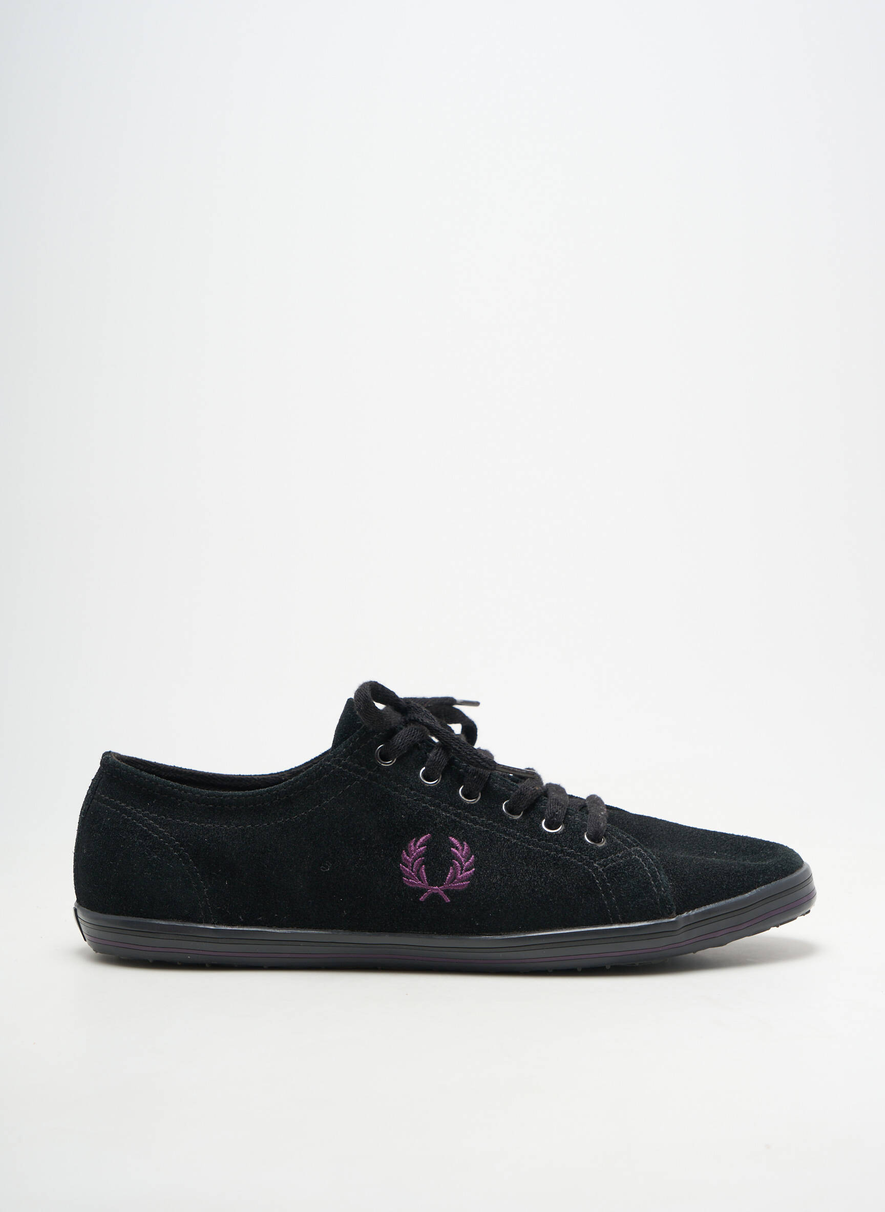 Baskets bout rond bout rond noir FRED PERRY homme