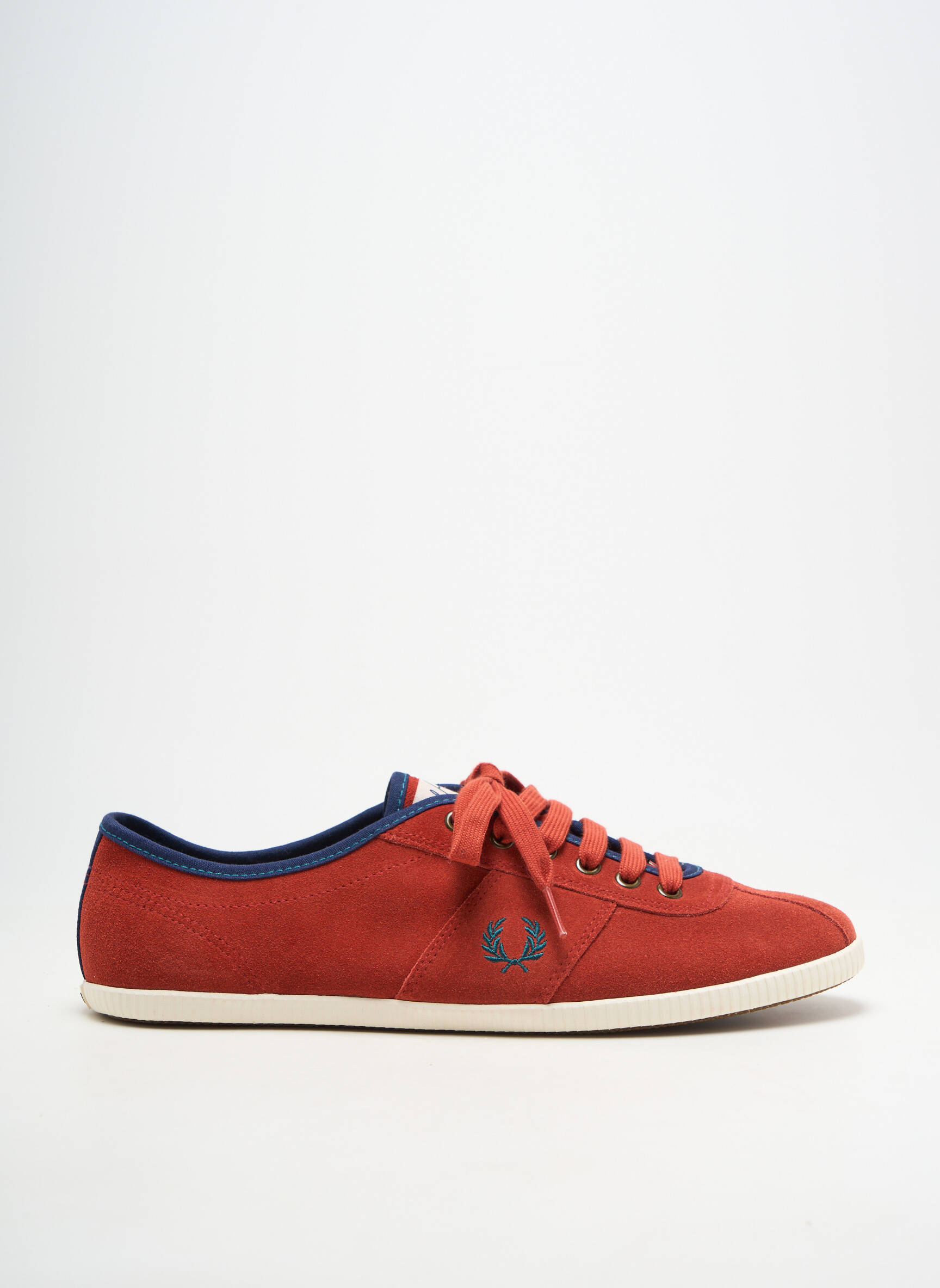 Baskets bout rond bout rond rouge FRED PERRY homme