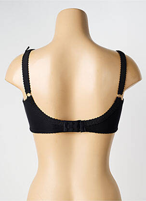 Soutien-gorge effet matière satinée haut soutien-gorge emboitant noir CHARNOS femme