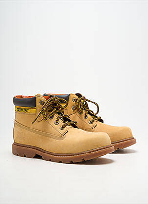 Baskets bout rond bout rond orange CAT homme