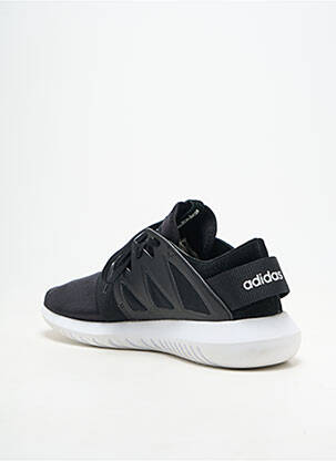 Baskets matière lisse bout rond noir ADIDAS unisexe