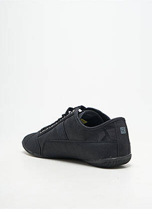 Baskets matière lisse bout rond noir REDSKINS homme