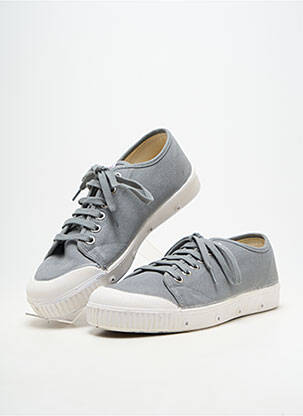 Baskets bout rond bout rond gris SPRING COURT homme