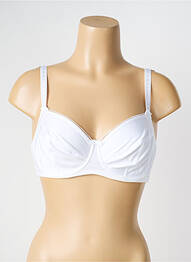 Soutien-gorge effet matière satinée haut soutien-gorge emboitant blanc CHARNOS femme