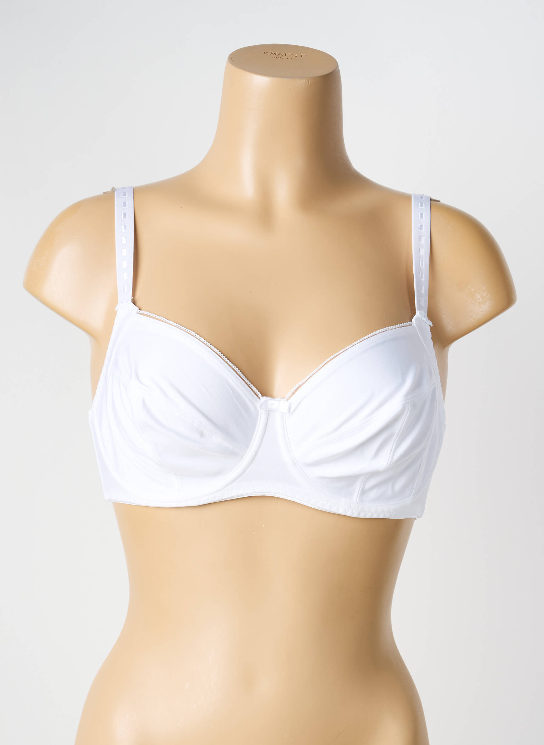 Soutien-gorge effet matière satinée haut soutien-gorge emboitant blanc CHARNOS femme