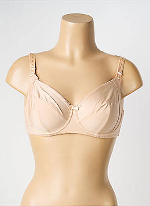 Soutien-gorge effet matière satinée haut soutien-gorge emboitant beige CHARNOS femme