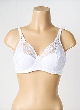 Soutien-gorge effet matière satinée haut soutien-gorge emboitant blanc CHARNOS femme