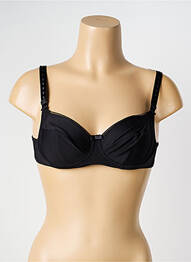 Soutien-gorge effet matière satinée haut soutien-gorge emboitant noir CHARNOS femme