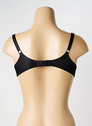 Soutien-gorge effet matière satinée haut soutien-gorge emboitant noir CHARNOS femme
