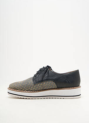 Derbies bout rond talon plat jusqu'à 3cm noir EMILIE KARSTON femme