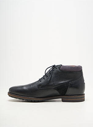 Bottines/boots matière lisse bout rond noir LE FORMIER homme
