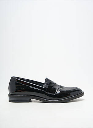 Mocassins matière lisse talon plat jusqu'à 3cm noir MYMA femme