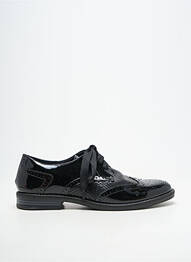 Derbies matière lisse talon plat jusqu'à 3cm noir MYMA femme