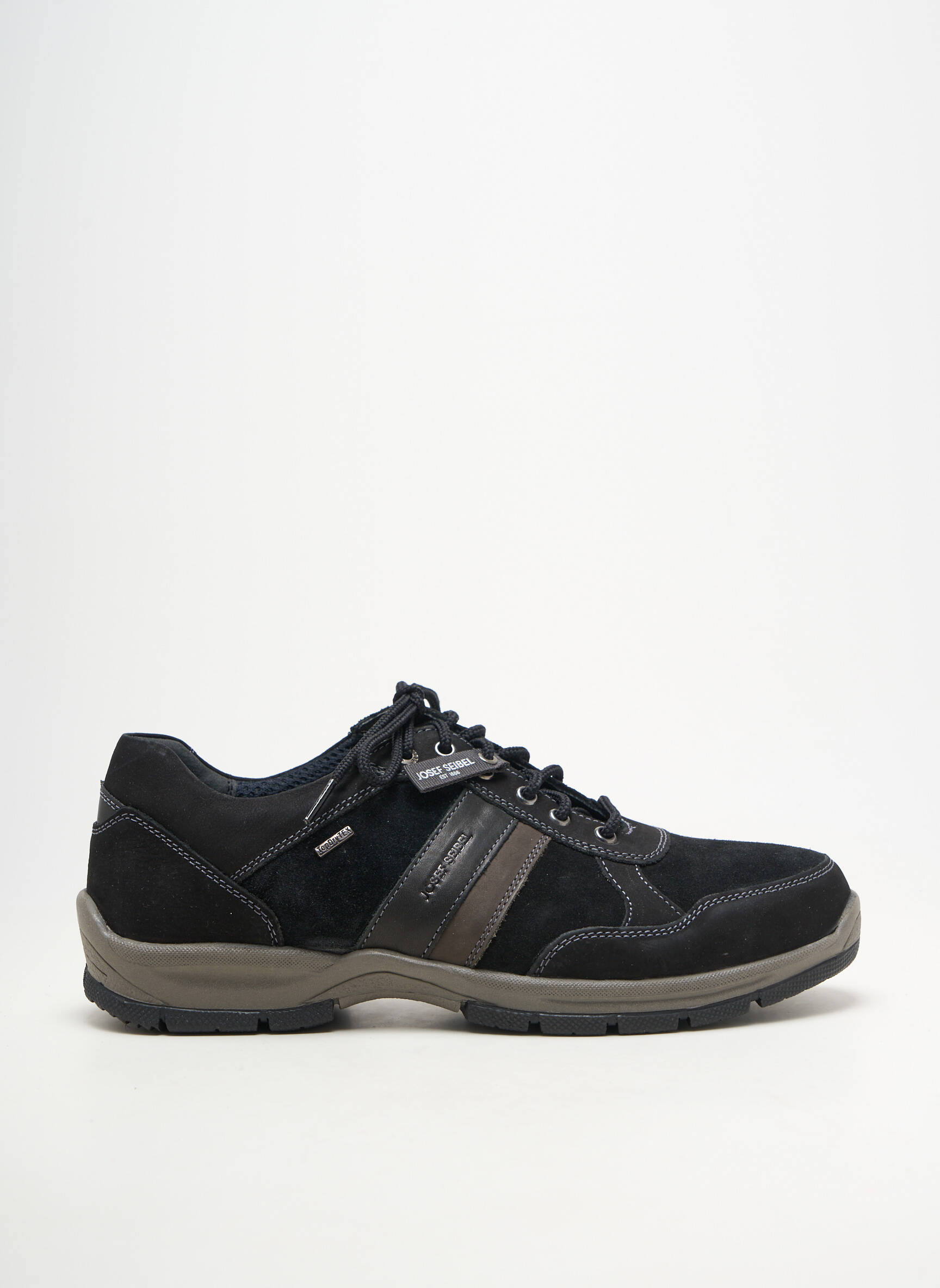 Baskets bout rond bout rond noir JOSEF SEIBEL homme