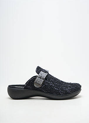 Chaussons/pantoufles bout rond talon plat jusqu'à 3cm gris ROMIKA femme