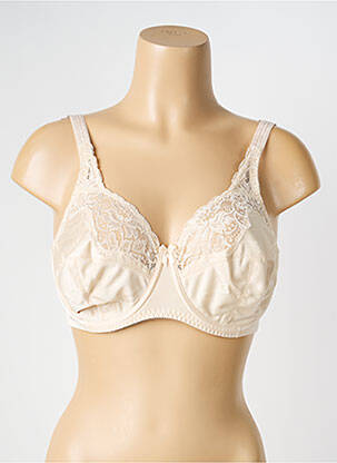 Soutien-gorge effet matière satinée haut soutien-gorge emboitant beige CHARNOS femme