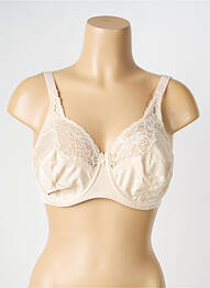 Soutien-gorge effet matière satinée haut soutien-gorge emboitant beige CHARNOS femme