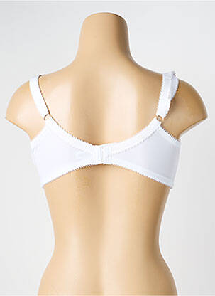 Soutien-gorge broderie haut soutien-gorge emboitant blanc CHARNOS femme
