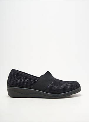 Chaussons/pantoufles bout rond talon plat jusqu'à 3cm noir ROMIKA femme