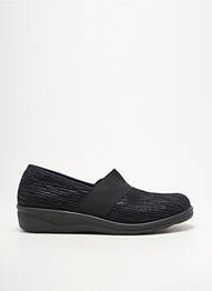 Chaussons/pantoufles bout rond talon plat jusqu'à 3cm noir ROMIKA femme