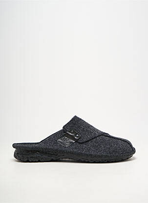 Chaussons/pantoufles bout rond bout rond gris ROMIKA homme
