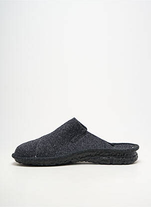 Chaussons/pantoufles bout rond bout rond gris ROMIKA homme