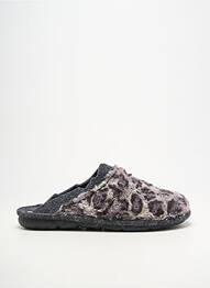 Chaussons/pantoufles bout rond talon plat jusqu'à 3cm gris ROMIKA femme