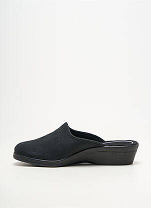 Chaussons/pantoufles bout rond talon plat jusqu'à 3cm noir ROMIKA femme