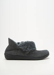 Chaussons/pantoufles bout rond talon plat jusqu'à 3cm gris WESTLAND femme