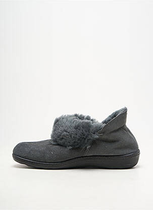 Chaussons/pantoufles bout rond talon plat jusqu'à 3cm gris WESTLAND femme