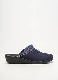 Chaussons/pantoufles bout rond talon plat jusqu'à 3cm bleu WESTLAND femme