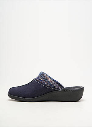 Chaussons/pantoufles bout rond talon plat jusqu'à 3cm bleu WESTLAND femme